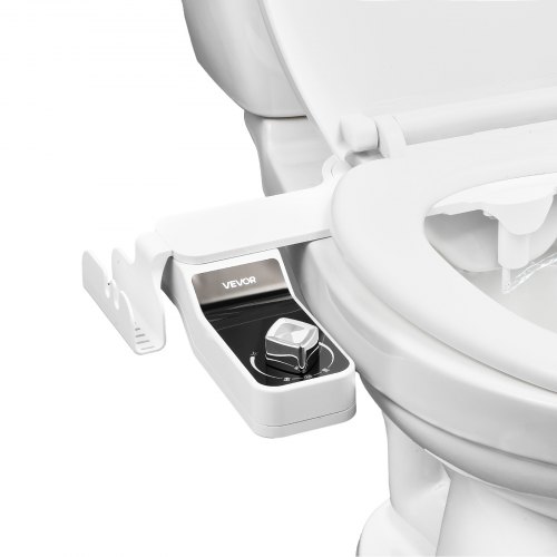 Bidet Attachment for Toilet 0.3" Thin Dual Nozzles Adjustable Pressure