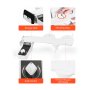 Bidet Attachment for Toilet 0.3" Thin Dual Nozzles Adjustable Pressure