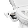 Bidet Attachment for Toilet 0.3" Thin Dual Nozzles Adjustable Pressure