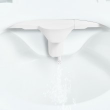 Bidet Attachment for Toilet 0.3" Thin Dual Nozzles Adjustable Pressure