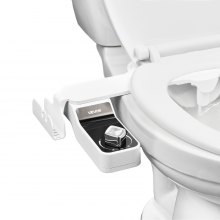Bidet Attachment for Toilet 0.3" Thin Dual Nozzles Adjustable Pressure