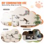 VEVOR Wall Mounted Cat Shelves Tree with Jump Boards Hammock Sofa Grip Set of 6