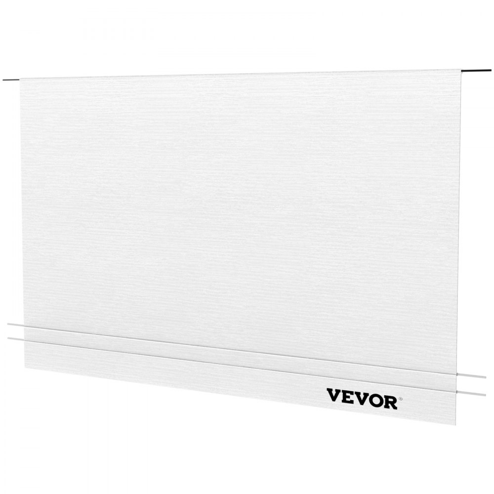 VEVOR RV Awning Fabric Replacement, 18 ft, 15oz Vinyl Waterproof Sun Shade, Outdoor Canopy RV Replacement Fabric for Camper, Trailer, and Motor Home Awnings, Fabric Size: 17'2" White