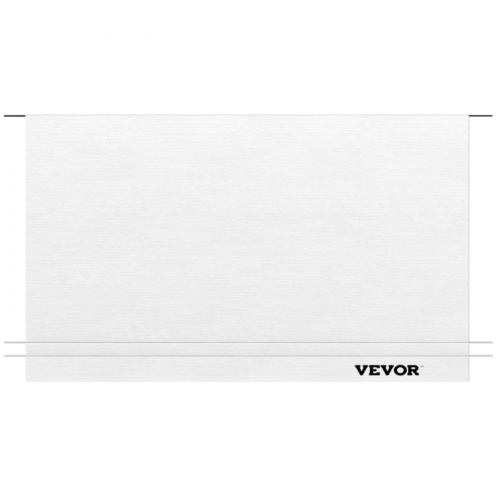 VEVOR Reemplazo de tela para toldo RV, 19 pies, 15 oz de vinilo impermeable, toldo para exteriores, tela de repuesto para caravanas, remolques y casas rodantes, tamaño de la tela: 18'2" blanco