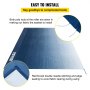 VEVOR RV Awning Fabric Replacement, 14' Size, 15oz Vinyl Waterproof Sun Shade, Outdoor Canopy RV Replacement Fabric for Camper, Trailer, and Motor Home Awnings, Slate Blue