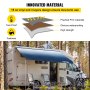 VEVOR RV Markisestof RV Camper Trailer Erstatningsstof 18 ft Slate Blue