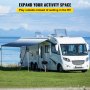 VEVOR RV Markýza Látka RV Camper Náhradní Látka 18 ft Slate Blue