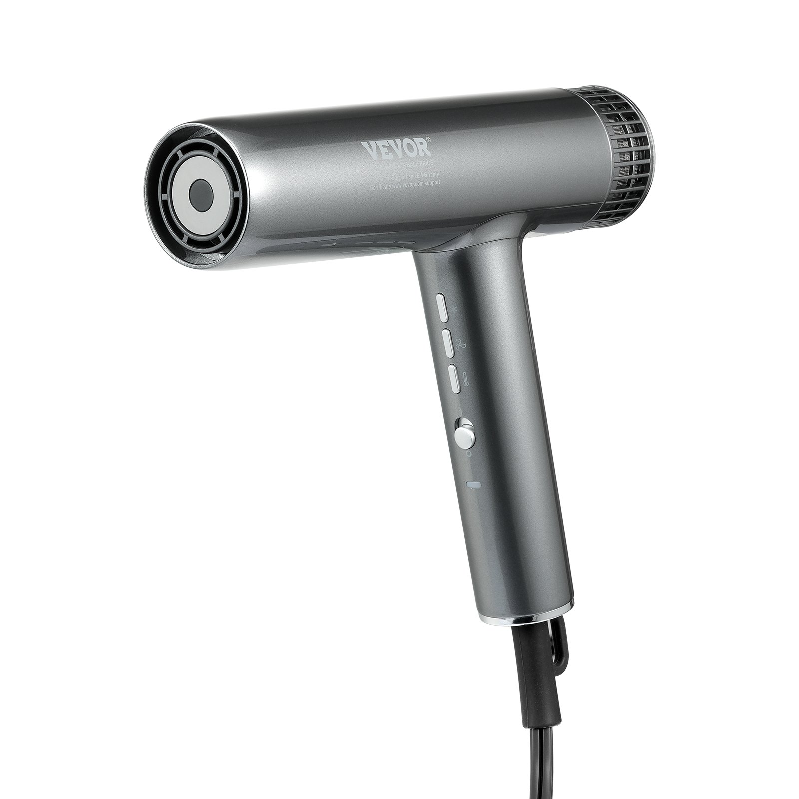 VEVOR Professional Hair Dryer 3.0 Million Negative Ions 108000RPM 3 Temp & Speed