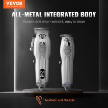 VEVOR Professional Hair Clipper for Men Cordless Barber Clipper and Trimmers Set