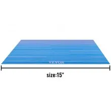 VEVOR RV Awning 15' Camper Awning Fabric, Trailer Awning Canopy Patio Camping Car Awning, Durable 15oz Vinyl Roller Tube for RV, Van, SUV, Patio Awning Replacement Ocean Blue Fade