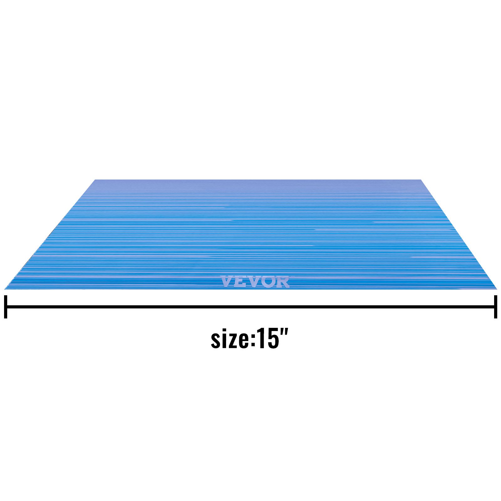 VEVOR RV Awning 15\' Camper Awning Fabric, Trailer Awning Canopy Patio Camping Car Awning, Durable 15oz Vinyl Roller Tube for RV, Van, SUV, Patio Awning Replacement Ocean Blue Fade
