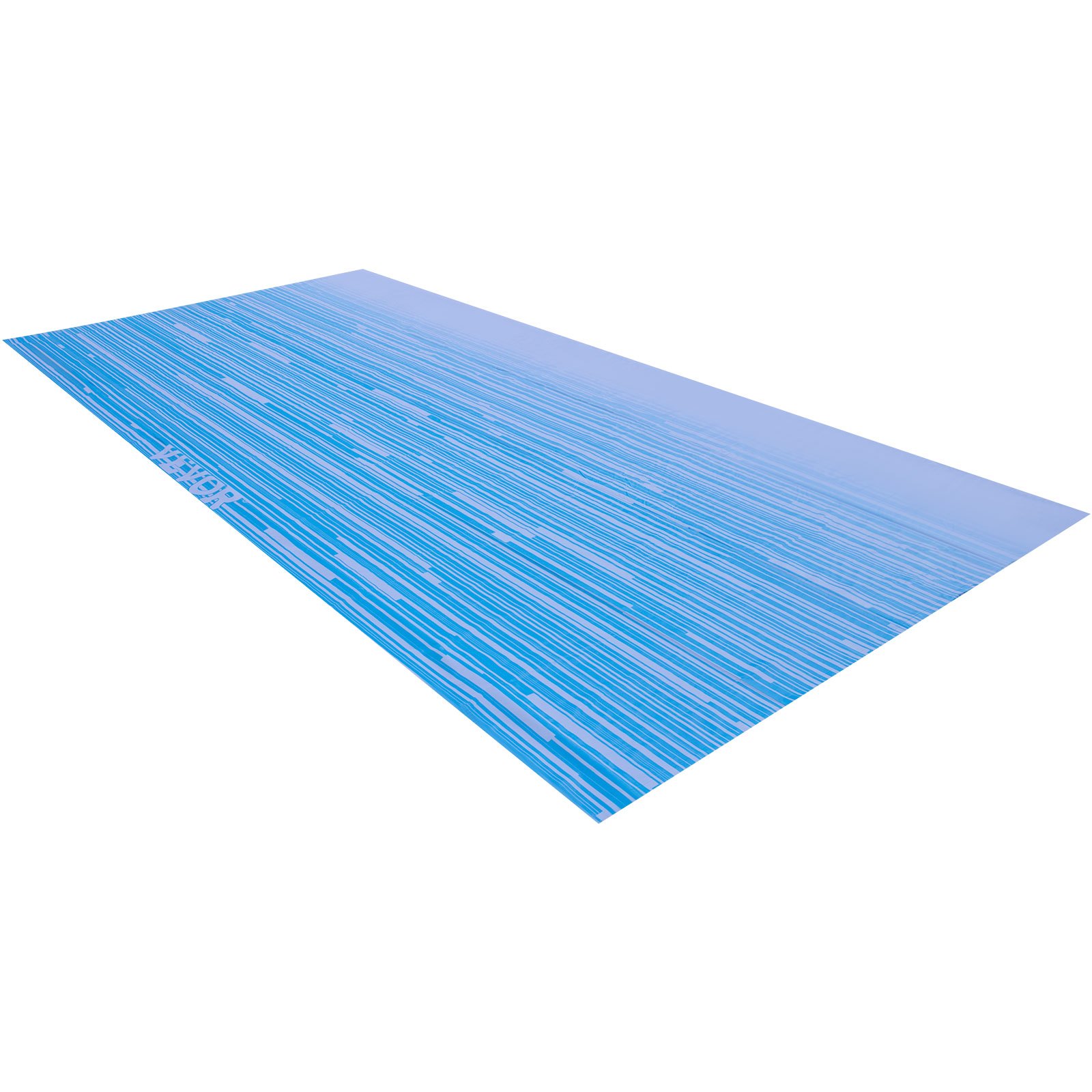 VEVOR RV Awning 18\' Camper Awning Fabric, Trailer Awning Canopy Patio Camping Car Awning, Durable 15oz Vinyl Roller Tube for RV, Van, SUV, Patio Awning Replacement Ocean Blue Fade