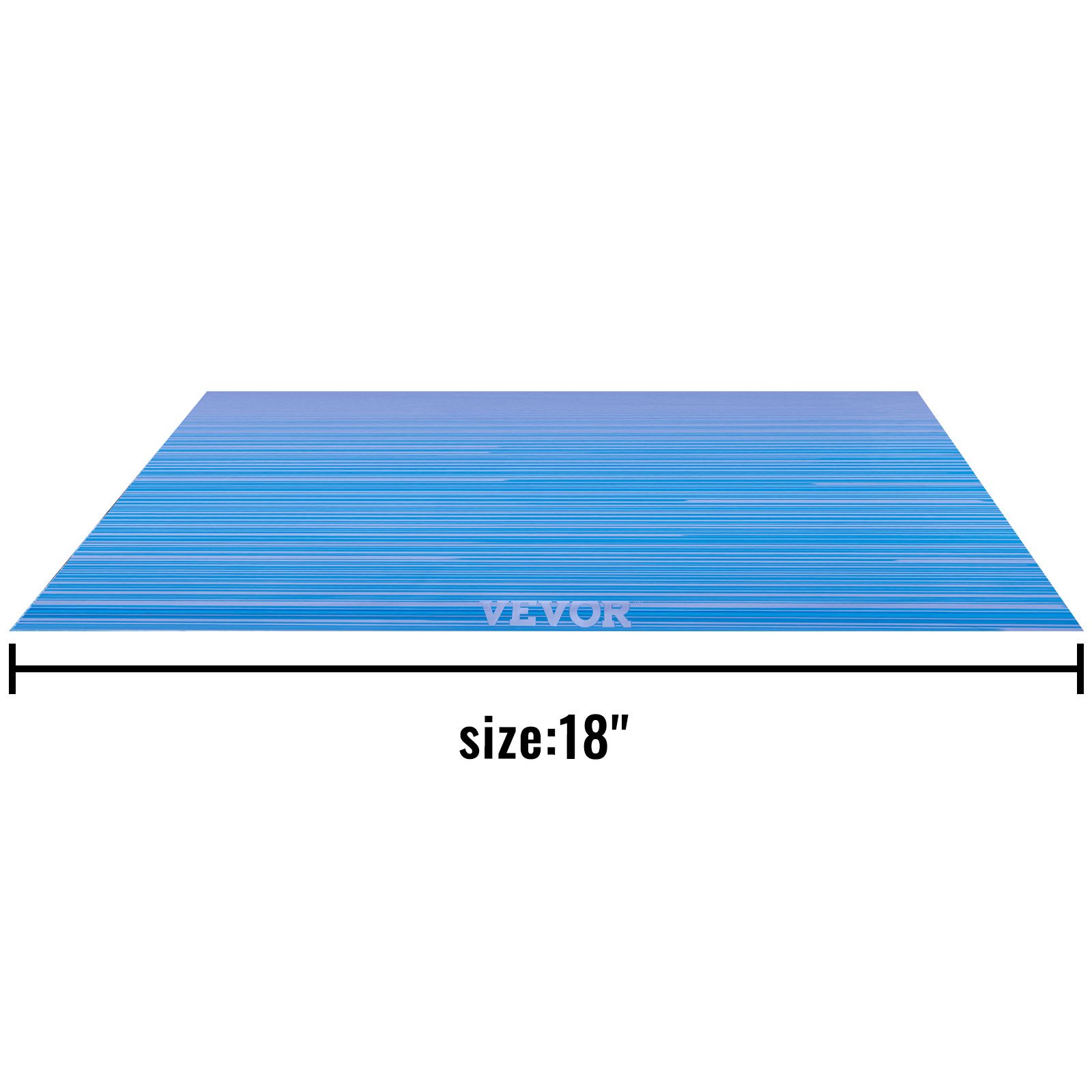 VEVOR RV Awning 18\' Camper Awning Fabric, Trailer Awning Canopy Patio Camping Car Awning, Durable 15oz Vinyl Roller Tube for RV, Van, SUV, Patio Awning Replacement Ocean Blue Fade
