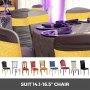 Chair Sashes Spandex Chair Sashes 100pcs Bright Gold Elastic Sequin Bands Gold