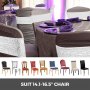 Chair Sashes Spandex Chair Sashes 100pcs Silver Elastic Sequin Bands For Wedding