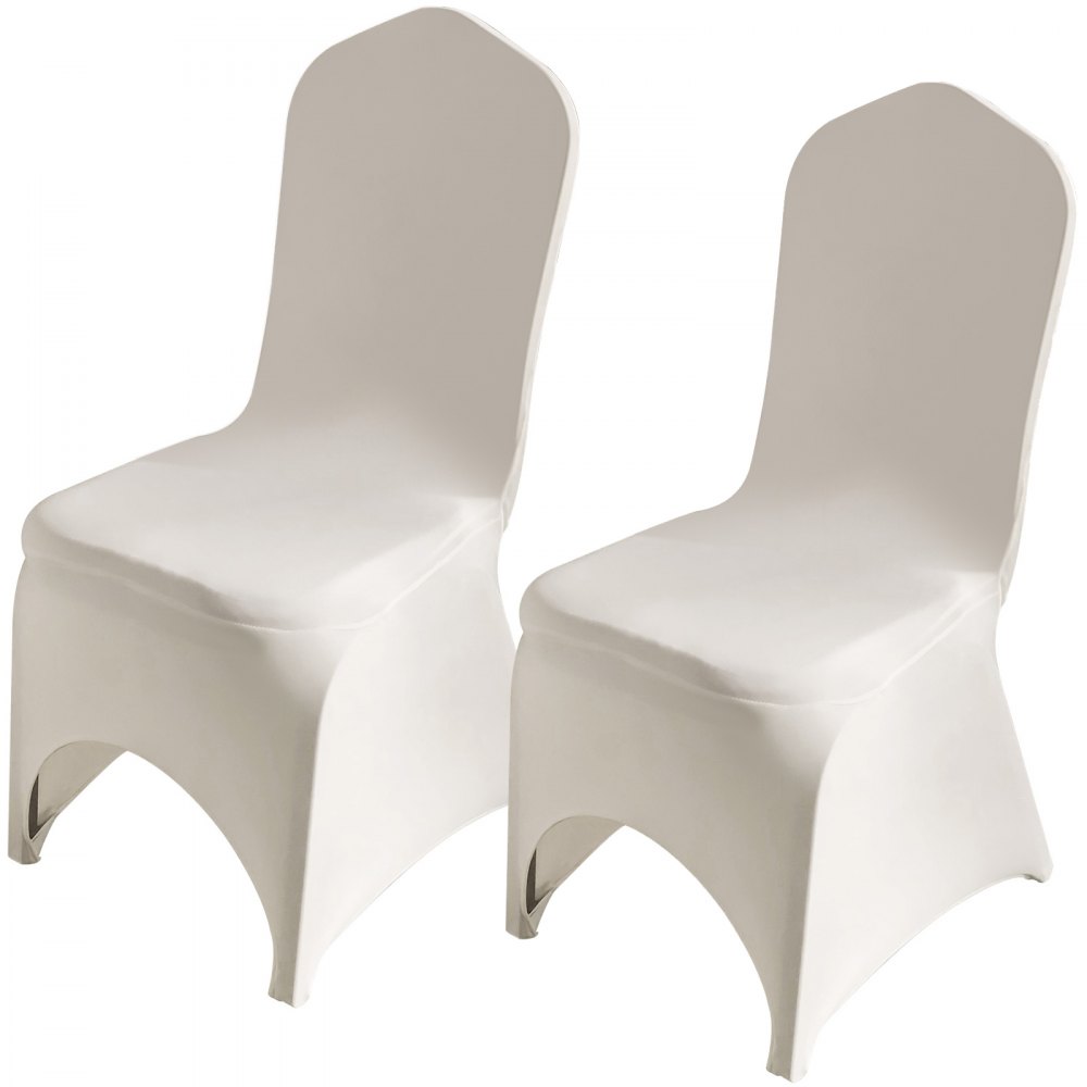 100pcs Stretch Spandex Folding Chair Covers Elastic Arched Front Celebrations
