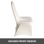 100pcs Stretch Spandex Folding Chair Covers Elastic Arched Front Celebrations