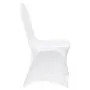 VEVOR Stretch Spandex Folding Chair Covers, Universal Fitted Chair Cover, Removable Washable Protective Slipcovers, for Wedding, Holiday, Banquet, Party, Celebration, Dining (150PCS White)