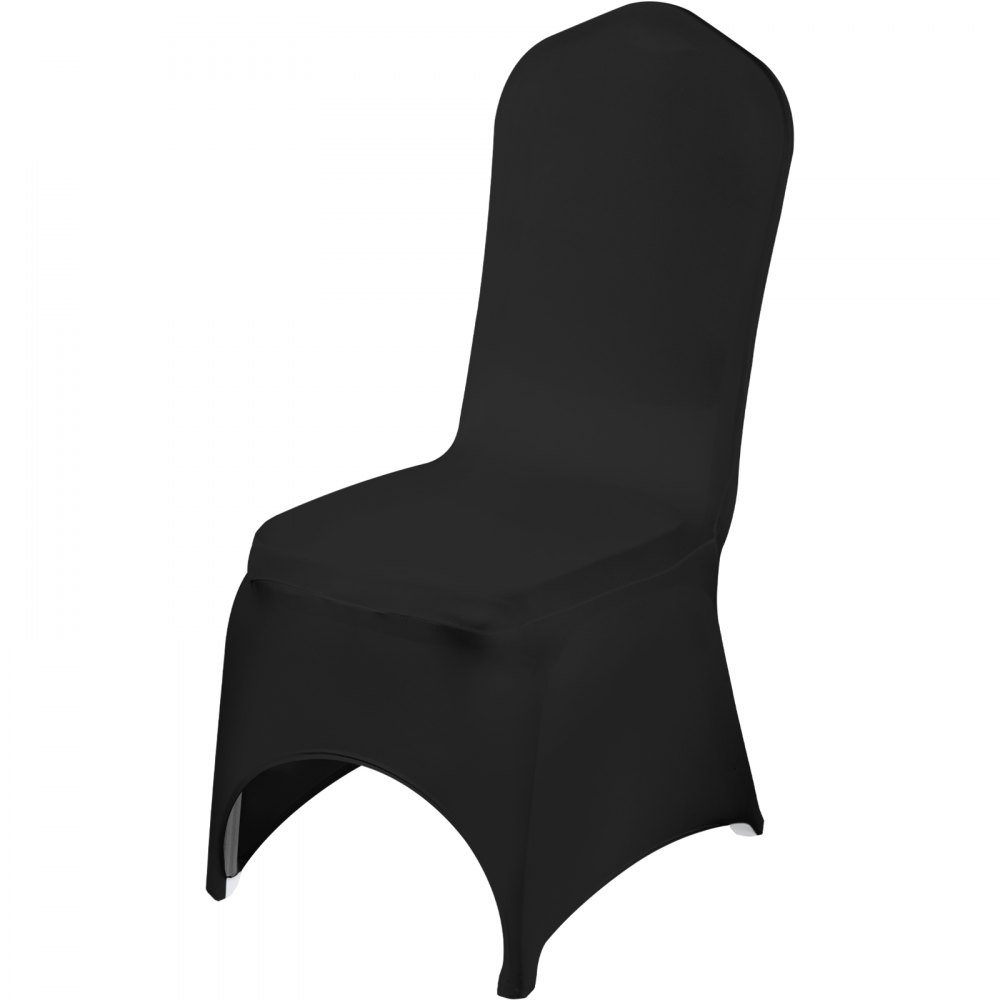 Universal Stretch Spandex Chair Covers, Wedding Party, Banquet, Hotel  Decor, White and Black, 50 PCs, 100 PCs