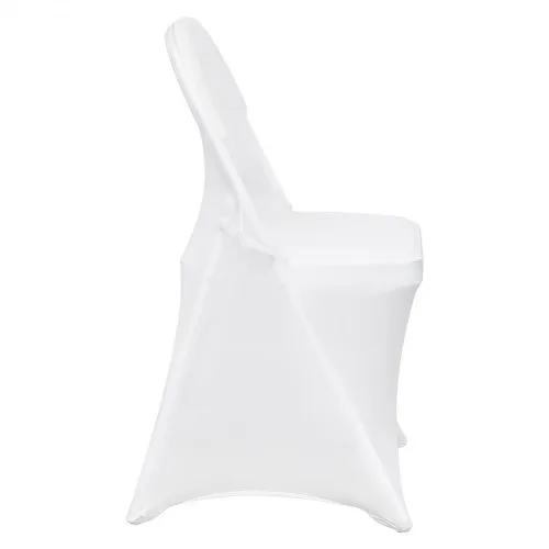 Pack De 12 Fundas Elásticas Para Sillas De Comedor - Lavables, Antiarrugas, Ajuste Firme, Blancas, Para Bodas, Banquetes Y Oficina