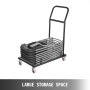 Folding Chair Dollydolly For Folding Chairsa Black L-shaped Steelchair Cart