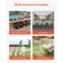 Folding Chair Rack Cart for 10 Chairs of 150 LBS Push-Style Chair Dolly