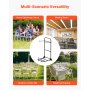 Folding Chair Rack Cart for 10 Chairs of 100 LBS Push-Style Chair Dolly
