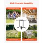 Folding Chair Rack Cart for 14 Chairs of 200 LBS T-shape Chair Cart