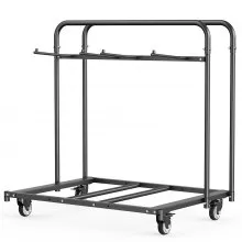 Folding Chair Rack Cart for 5 Tables+14 Chairs of 400LBS with Casters