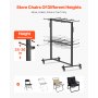 Folding Chair Rack Cart for 84 Chairs/ 12 Tables+42 Chairs of 800 LBS