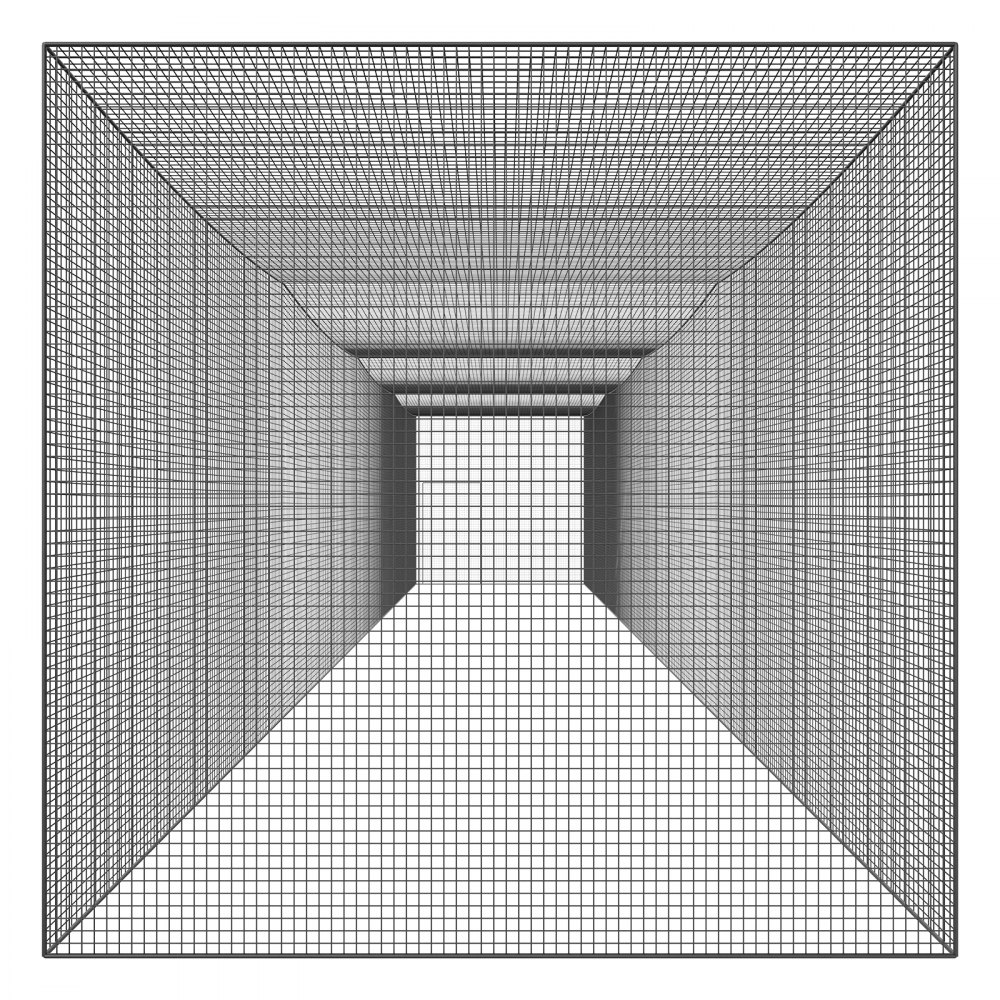 VEVOR Baseball Batting Netting, Professional Softball Baseball Batting Hitting Training Net, Practice Portable Pitching Cage Net with Door & Carry Bag, Heavy Duty Enclosed PE Netting,1676CM (NET ONLY)