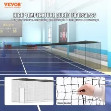 VEVOR Baseball Batting Netting, Professional Softball Baseball Batting Hitting Training Net, Practice Portable Pitching Cage Net with Door & Carry Bag, Heavy Duty Enclosed PE Netting, 55FT (NET ONLY)