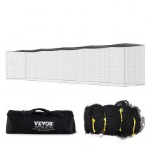 VEVOR Baseball Batting Netting, Professional Softball Baseball Batting Hitting Training Net, Practice Portable Pitching Cage Net with Door & Carry Bag, Heavy Duty Enclosed PE Netting,2133CM (NET ONLY)
