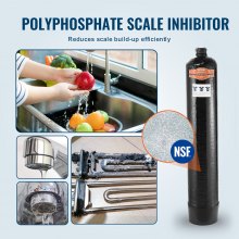 Whole House Salt Free Descaler Water Descaler System for 5-8 Person Family