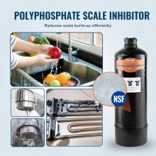 Whole House Salt Free Descaler Water Descaler System for 2-3 Person Family