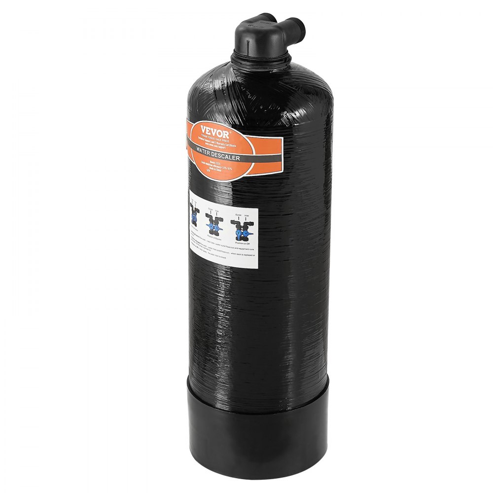 VEVOR Whole House Salt Free Descaler, Water Filter for City Water, 580,000 Gallon Whole House Water Descaler for All Kinds of Plumbing Pipes, 1" BSPT & 3/4" BSPT, for 2-3 Person Family