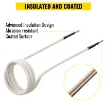 VEVOR Kits de bobina inductora de calentador de inducción, mini kit de calentador de inducción magnético, accesorios de calor sin llama 8 piezas, herramienta de calentador de inducción resistente al calor con flexibilidad para quitar pernos y tuercas oxidados