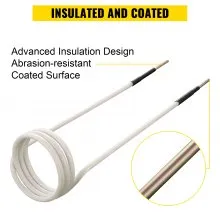 VEVOR Induction Heater Coil Kit Induction Coils 8PCS For Removing Rusty Bolts