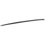 black VEVOR tesla model 3 spoiler with sleek, aerodynamic design and smooth finish.