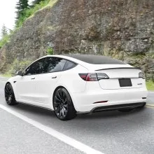 VEVOR GT Wing Car Spoiler, 48.2 inch Spoiler, Compatible with Tesla Model 3, High Strength ABS Material, Baking Paint, Car Rear Spoiler Wing, Racing Spoilers for Cars, Matte Black
