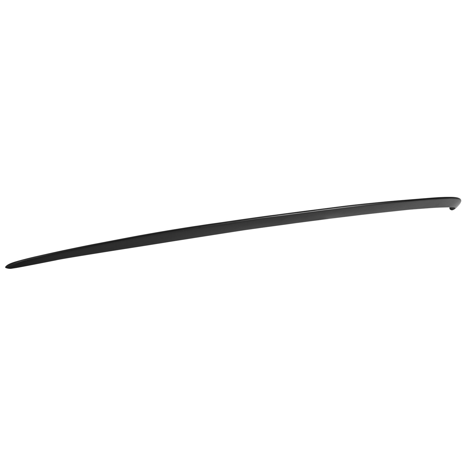 black VEVOR tesla model 3 spoiler with sleek, aerodynamic design and smooth finish.