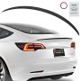 VEVOR GT Wing bilspoiler, 47,2 tums spoiler, kompatibel med Tesla Model Y, höghållfast ABS-material, bakfärg, bakre bilspoilervinge, racingspoilers för bilar, mattsvart
