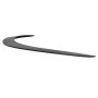 black VEVOR tesla model y spoiler, sleek aerodynamic design against white background.