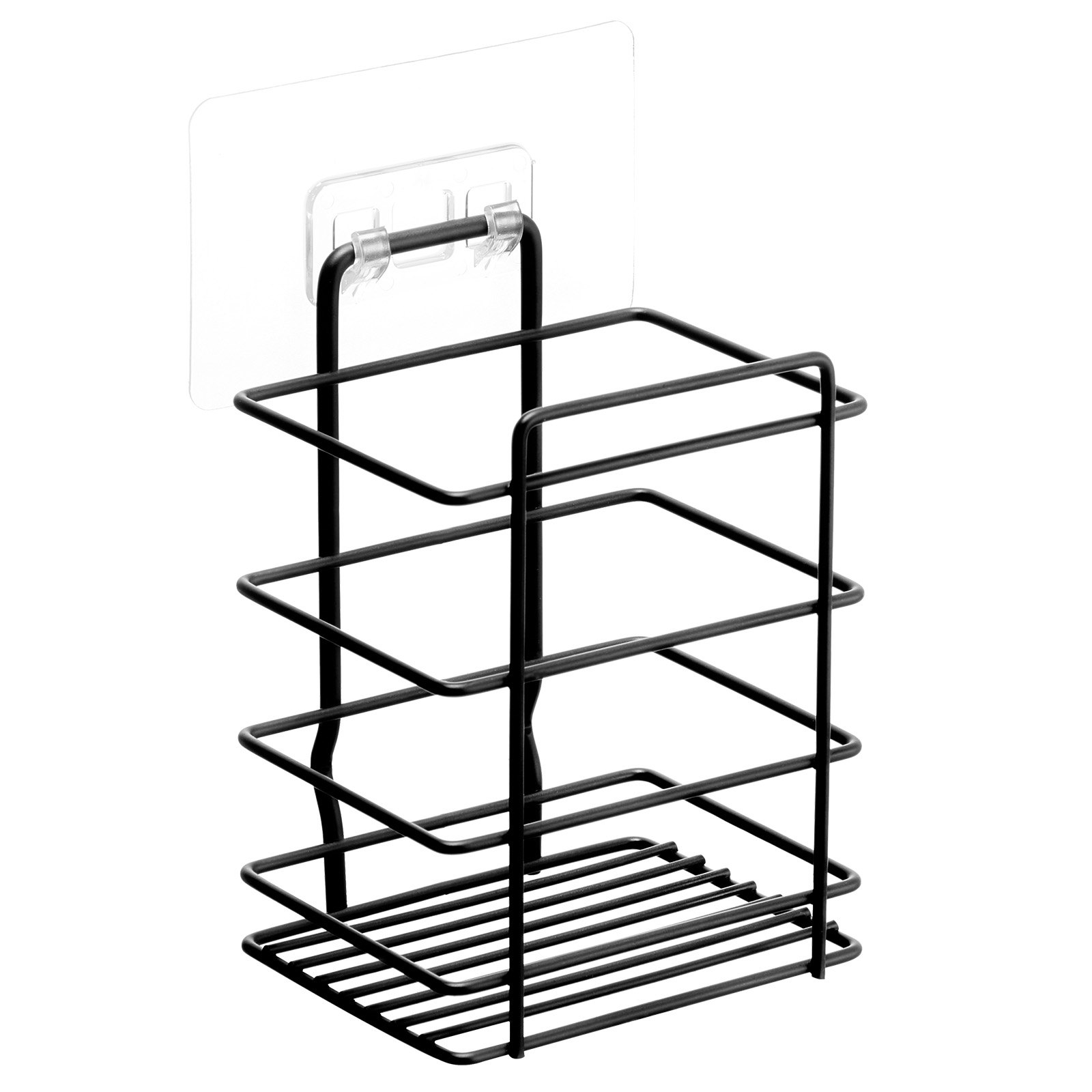 VEVOR Shower Caddy, 5 Pack Adhesive Bathroom Shower Storage Organization Shelves Rack Set, 40 lbs Large Weight Capacity, with Soap and Toothbrush Holder, No Drilling for Bathroom, Kitchen, RV/Camper