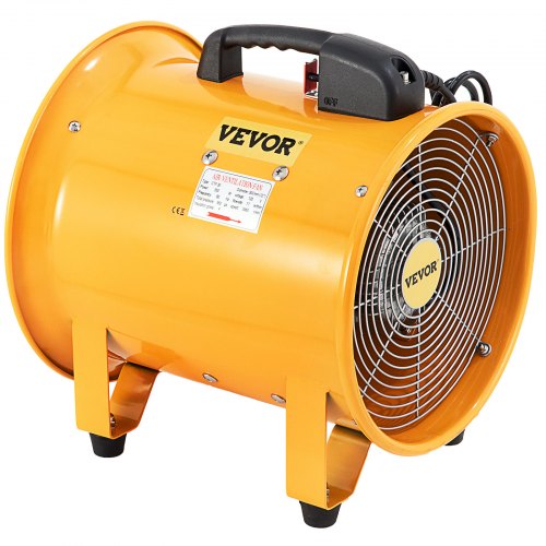 VEVOR Utility Blower Fan, 12 Inches, High Velocity Ventilator, Portable Ventilation Fan, Fume Extractor (12 Inches Heavy Duty Fan)