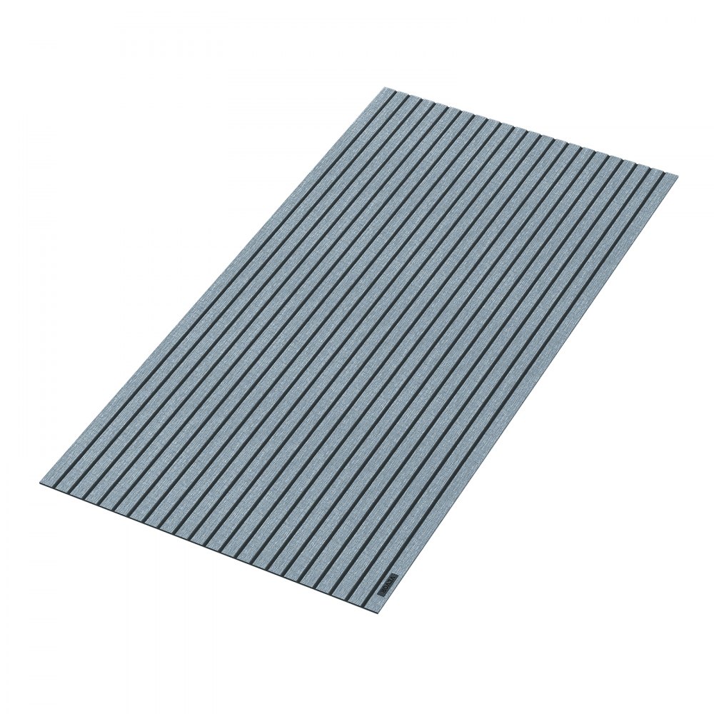 VEVOR EVA Foam Faux Teak Boat Decking Sheet 94.5 X 47.2 Inch 5MM Thick Non-Skid Self-Adhesive for Marine Yacht RV Swimming Pool Garden Boat Flooring Sheet (Dark Grey+Black Seam, 94.5" x 47.2")