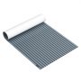 VEVOR EVA Foam Faux Teak Boat Decking Sheet 94.5 X 47.2 Inch 5MM Thick Non-Skid Self-Adhesive for Marine Yacht RV Swimming Pool Garden Boat Flooring Sheet (Dark Grey+Black Seam, 94.5" x 47.2")