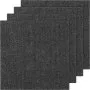 VEVOR Carpet Tiles Peel and Stick, 12” x 12” Squares Self Adhesive Carpet Floor Tile, Soft Padded Carpet Tiles, Easy Install DIY for Bedroom Living Room Indoor Outdoor (12 Tiles, Dark Gray)