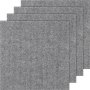 VEVOR Carpet Tiles Peel and Stick, 30.5 x 30.5 cm Squares Self Adhesive Carpet Floor Tile, Soft Padded Carpet Tiles, Easy Install DIY for Bedroom Living Room Indoor Outdoor (12 Tiles, Light Gray)
