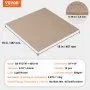 VEVOR Carpet Tiles Peel and Stick, 18” x 18” Squares Self Adhesive Carpet Floor Tile, Soft Padded Carpet Tiles, Easy Install DIY for Bedroom Living Room Indoor Outdoor (10 Tiles, Light Brown)
